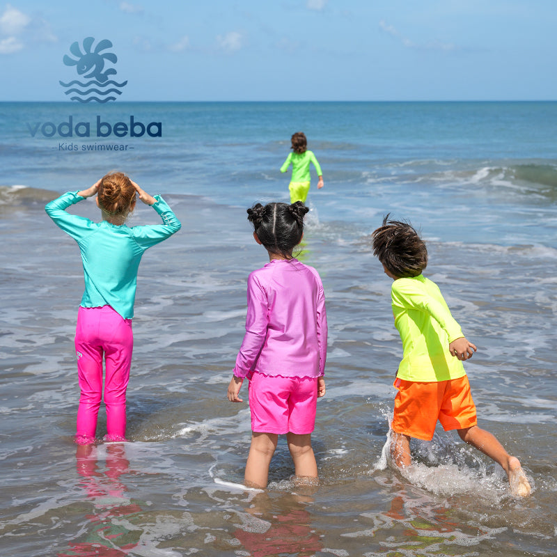 Bright Colour Long Sleeve Rash Vest