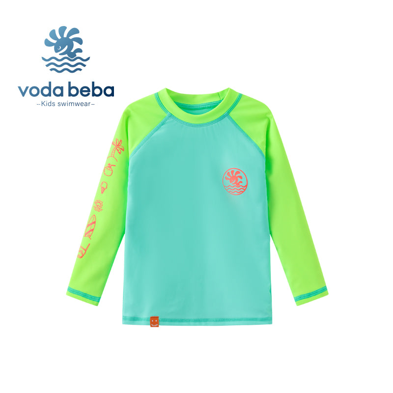 Bright Colour Long Sleeve Rash Vest