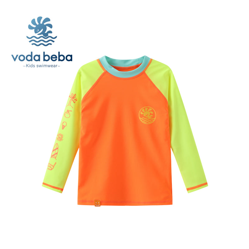 Bright Colour Long Sleeve Rash Vest