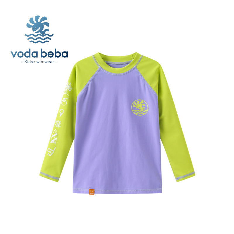 Bright Colour Long Sleeve Rash Vest