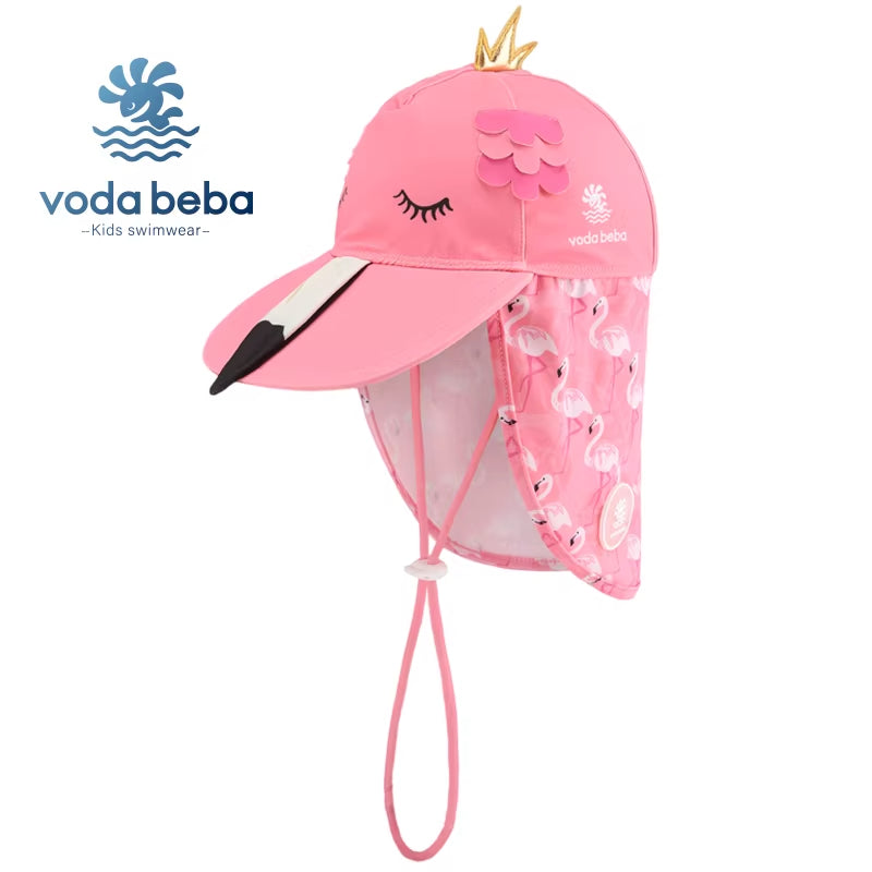Girls Swim Hat/Sun protection Hat(1-12Yrs)