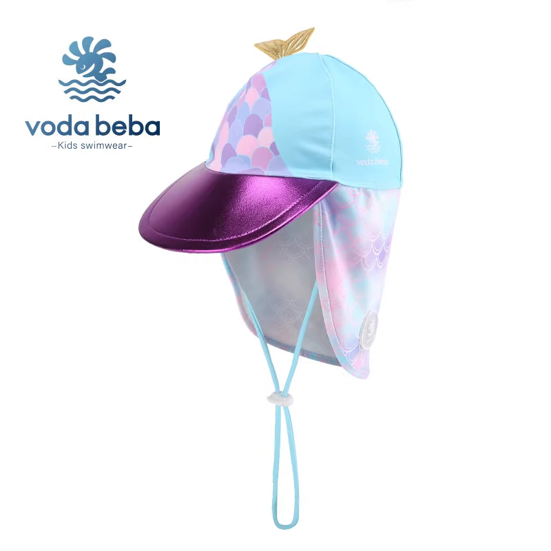 Girls Swim Hat/Sun protection Hat(1-12Yrs)