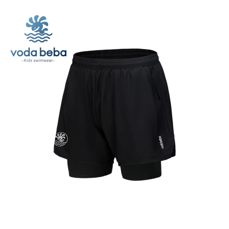 Men's sunscreen long-sleeved swimsuit and swimming trunks